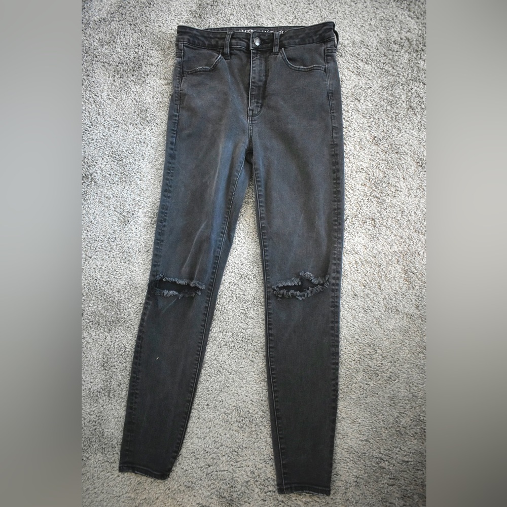 American Eagle Black Skinny Jeans